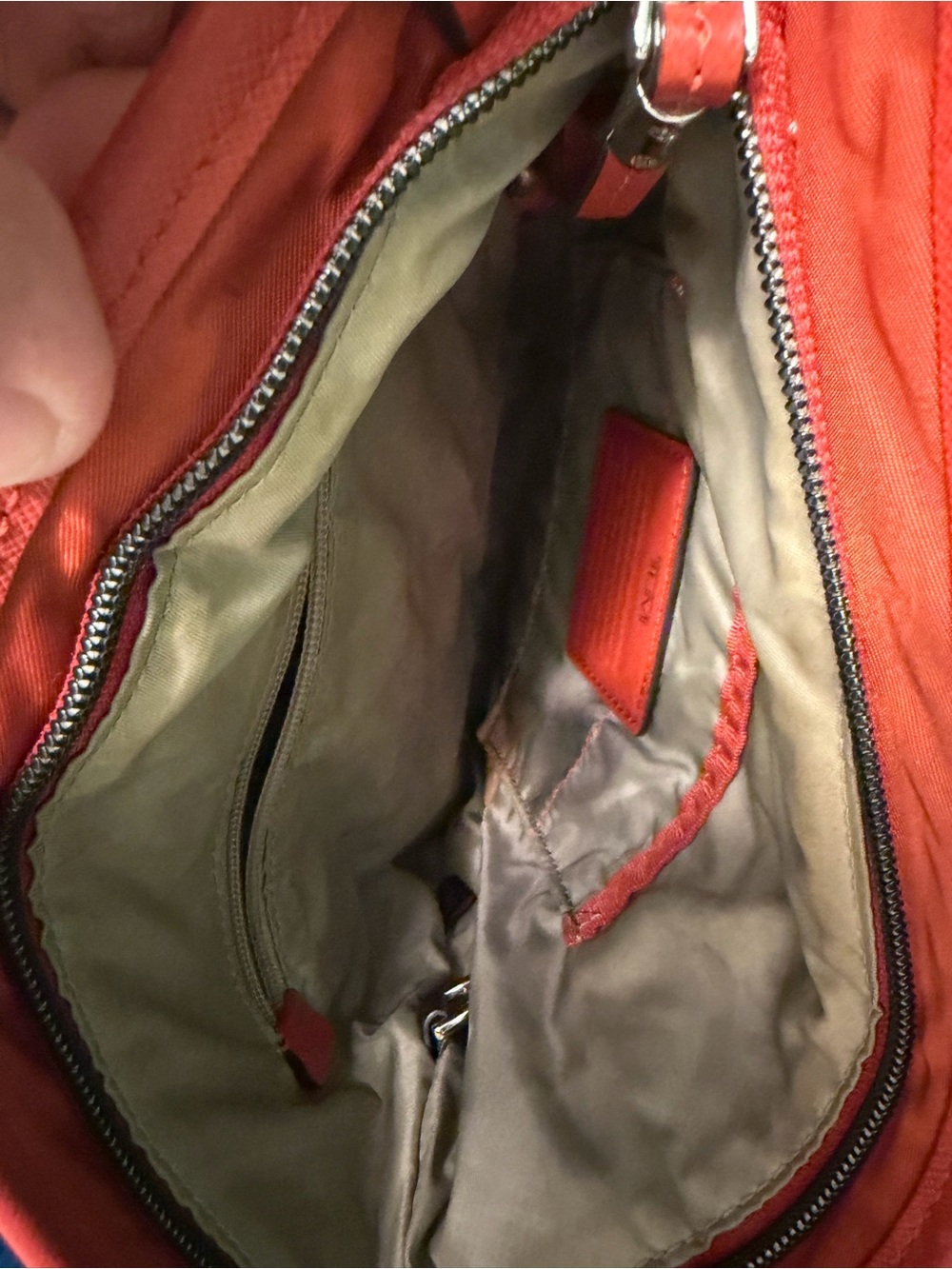 Tumi Orange Nylon Crossbody Messenger Bag for Men - Picture 8 of 10